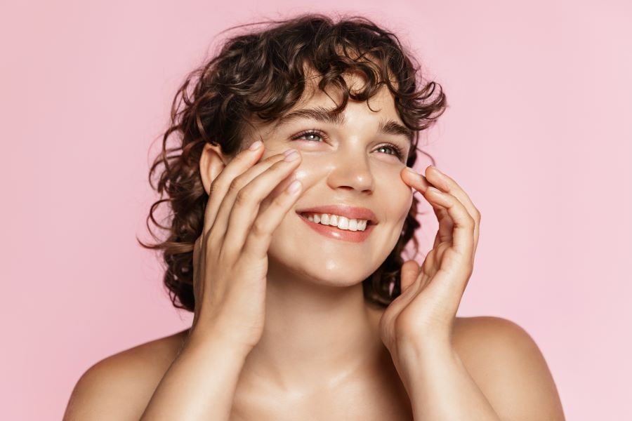 woman with radiant skin