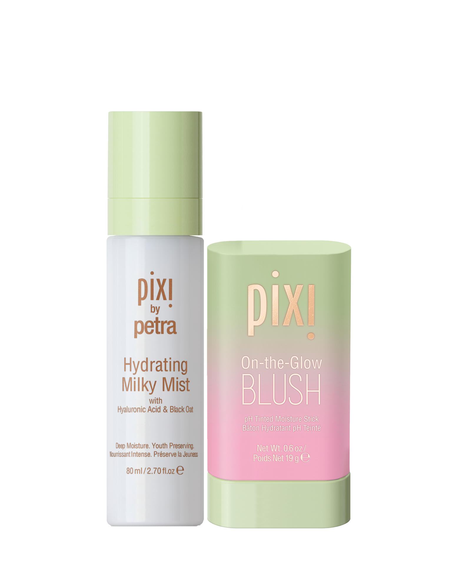 Pixi Color & Hydrate Set: On-the-Glow Blush & Hydrating Milky Mist