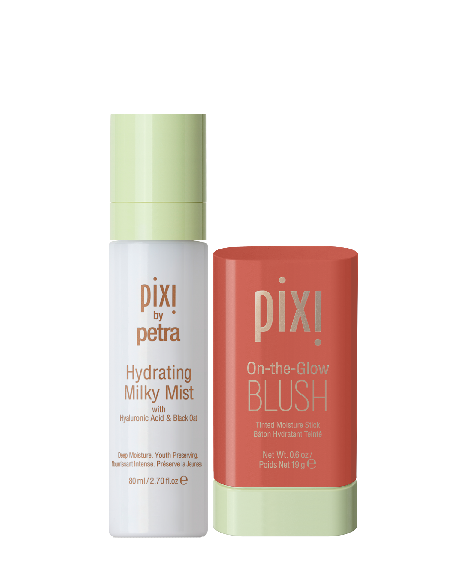 Pixi Color & Hydrate Set: On-the-Glow Blush & Hydrating Milky Mist