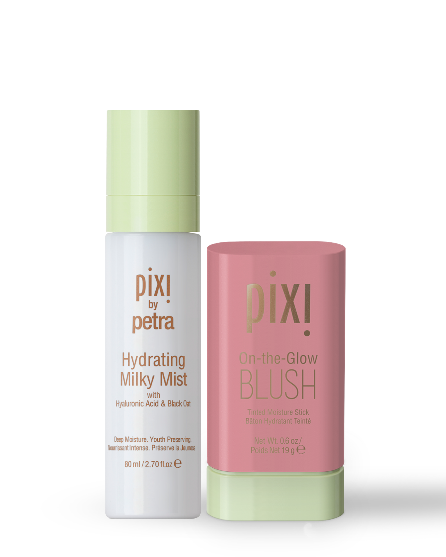 Pixi Color & Hydrate Set: On-the-Glow Blush & Hydrating Milky Mist