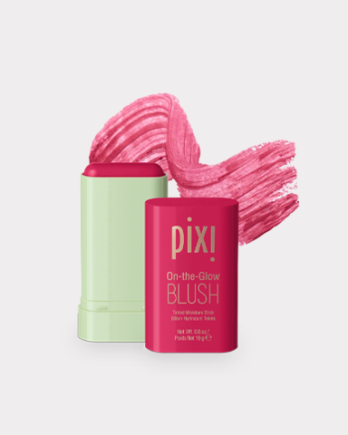 pixi on the glow blush stick in ruby